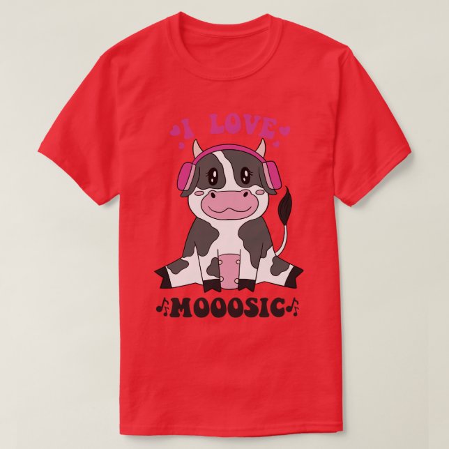 Camiseta Me Encanta La Moosica (Diseño del anverso)