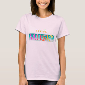 Camiseta Me encanta la música