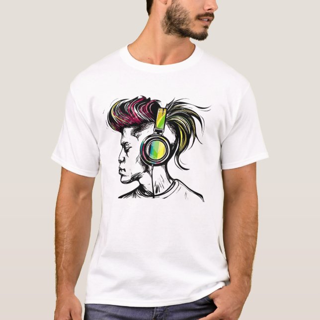 Camiseta Me encanta la música (Anverso)