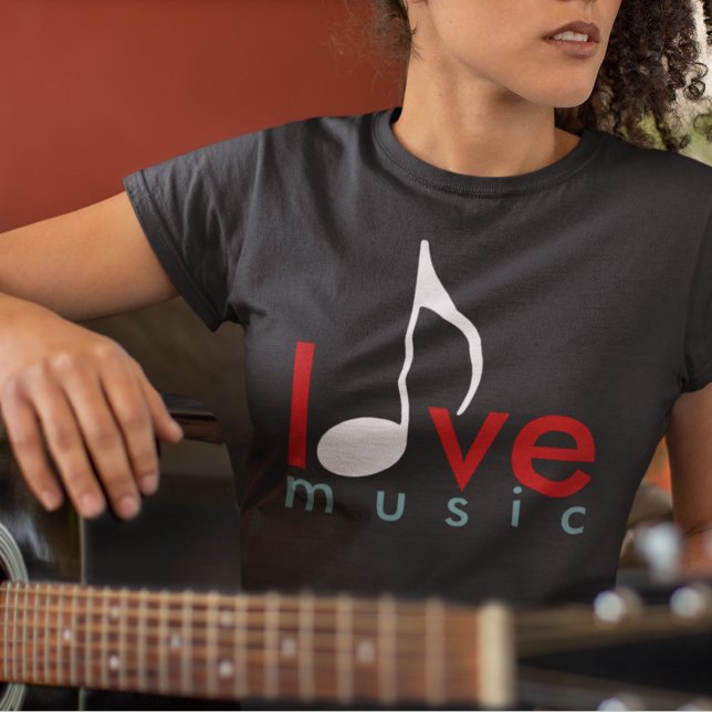 Camiseta Me encanta la música (love music)