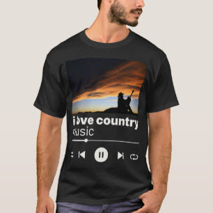Camiseta me encanta la música country