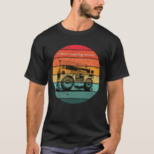 Camiseta Me encanta la música country pero también la músic