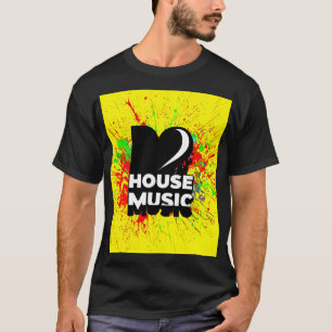 Camiseta Me encanta la música de casa