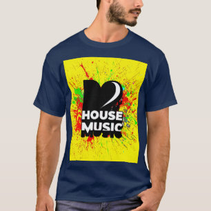 Camiseta Me encanta la música de casa