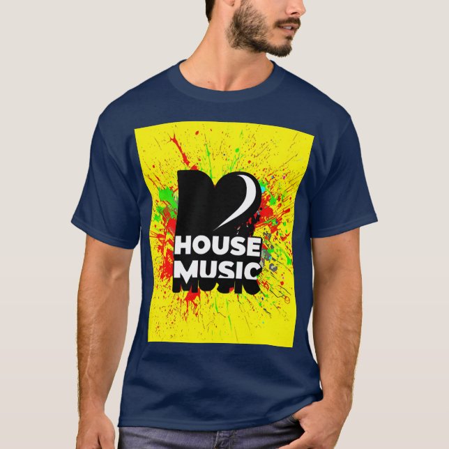 Camiseta Me encanta la música de casa (Anverso)