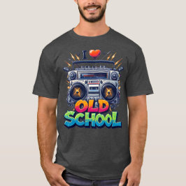 Camiseta Me encanta la música de la vieja escuela
