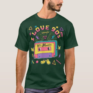 Camiseta Me encanta la música de los años 90 de los camisas