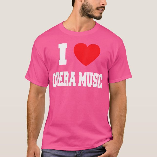 Camiseta Me encanta la música de ópera (Anverso)