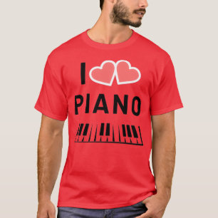 Camiseta Me encanta la música de piano (3)