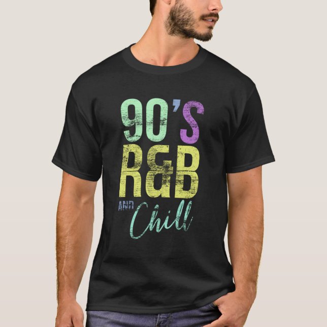 Camiseta Me Encanta La Música Rb Chill Rb Hip Hop De 90 (Anverso)