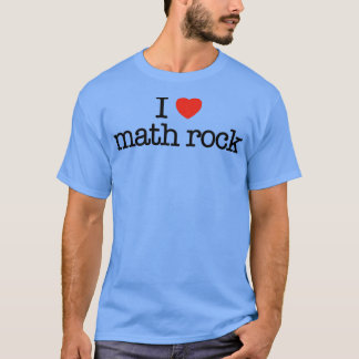 Camiseta Me encanta la música rock matemática