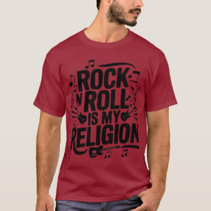 Camiseta Me encanta la música rock T-Shirt