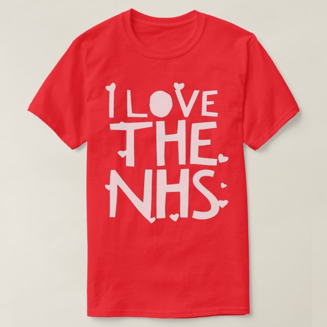 Camiseta Me encanta la NHS (Diseño del anverso)