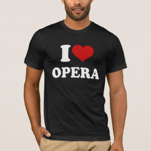 Camiseta Me encanta la ópera