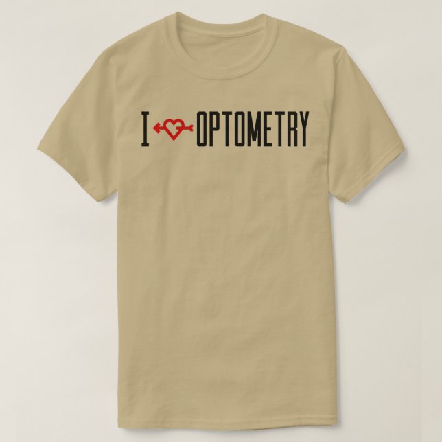 CAMISETA ME ENCANTA LA OPTOMETRÍA 7 (Diseño del anverso)