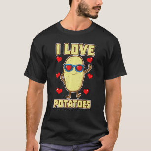 Camiseta Me encanta la papa Taters Stud Tattie Vegan Keto