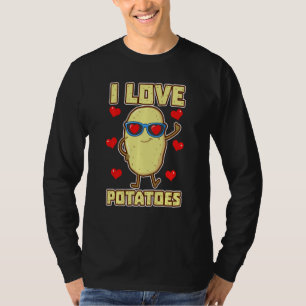 Camiseta Me encanta la papa Taters Stud Tattie Vegan Keto
