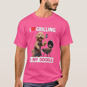 Camiseta Me encanta la parrillada y mi barbacoa de cocina d