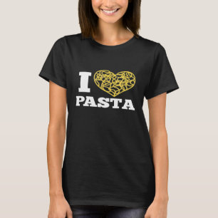 Camiseta Me encanta la pasta banta espagueti comida italian