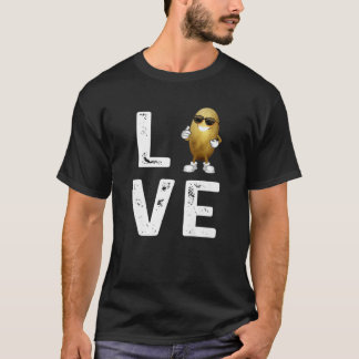 Camiseta Me Encanta La Patata Graciosa Vegetable En Sunglus