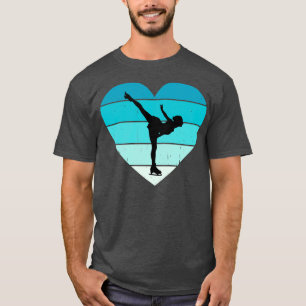 Camiseta Me encanta la patinaje artístico sobre hielo depor