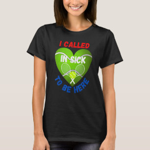 Camiseta Me Encanta La Pelota De Tenis De Tenis A La Que Ll