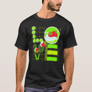 Camiseta Me Encanta La Pelota De Tenis De Tenis Que Llamé E