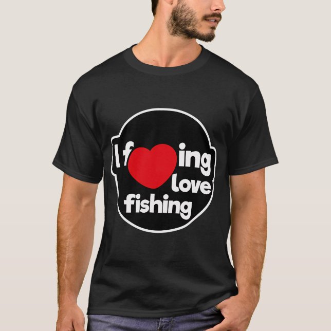 Camiseta Me encanta la pesca (Anverso)