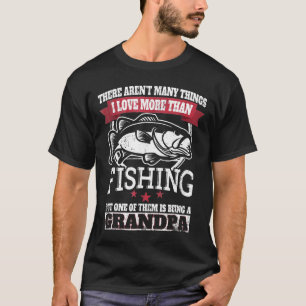 Camiseta Me Encanta La Pesca Pero Más Que El Amor De Ser Gr