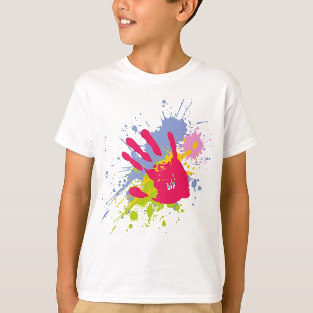 Camiseta Me encanta la pintura (Anverso)