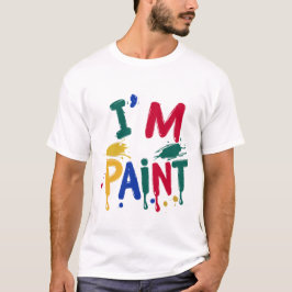 Camiseta Me encanta la pintura al dedo Estoy pintando una p