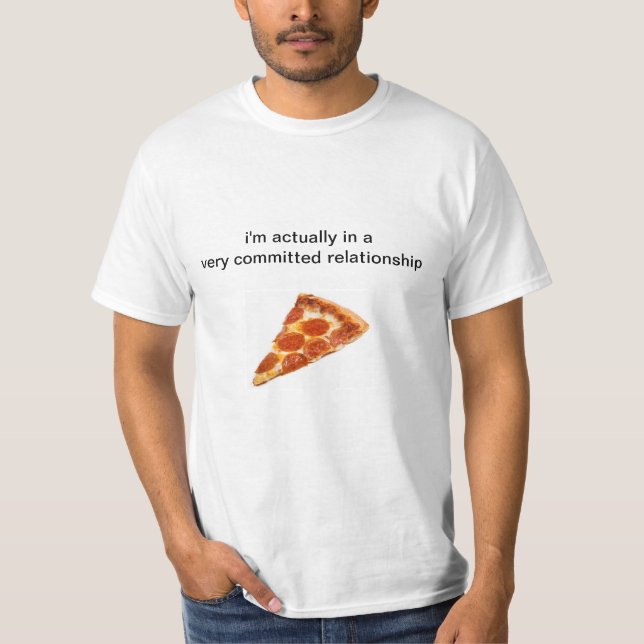 Camiseta ¡Me encanta la pizza! (Anverso)