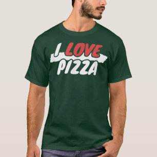 Camiseta Me encanta la pizza1201 