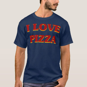 Camiseta Me encanta la pizza, comida estética y dulces más 