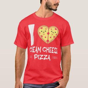 Camiseta Me encanta la pizza de queso crema 821135