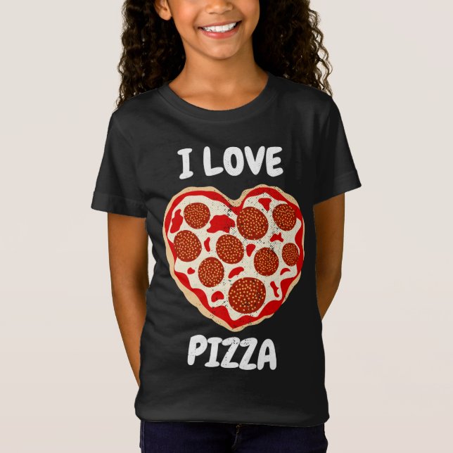 Camiseta Me Encanta La Pizza Diseñar Regalos De Piperoni De (Anverso)