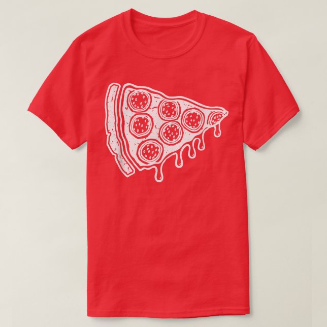 Camiseta Me encanta la pizza para hombres Mujeres Niños Ama (Diseño del anverso)