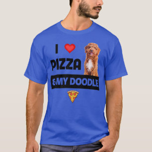 Camiseta Me Encanta La Pizza Y Mi Dueño De Perro Pepperoni