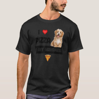 Camiseta Me Encanta La Pizza Y Mi Perro Havapoo Pepperoni
