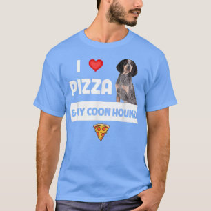 Camiseta Me Encanta La Pizza Y Mi Propietario De Perro Coon