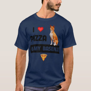 Camiseta Me Encanta La Pizza Y Mi Propietario De Perros Bas