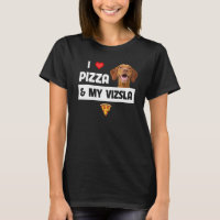 Me Encanta La Pizza Y Mi Queso De Perro Vizsla Pep