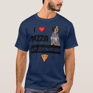Camiseta Me encanta la pizza y Pepperoni, la dueña de un pe