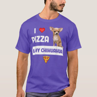 Camiseta Me encanta la pizza y Pepperoni, mi dueña de perro