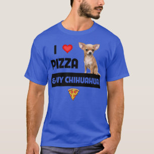 Camiseta Me encanta la pizza y Pepperoni, mi dueña de perro