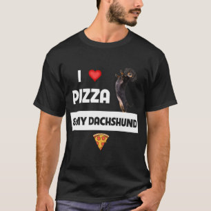 Camiseta Me encanta la pizza y Pepperoni, mi dueña de perro