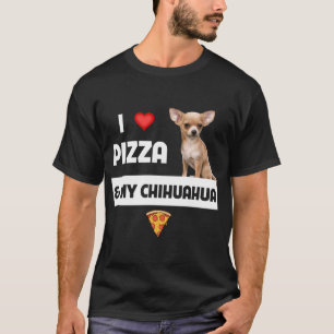 Camiseta Me encanta la pizza y Pepperoni, mi dueña de perro
