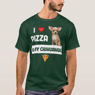 Camiseta Me encanta la pizza y Pepperoni, mi dueña de perro