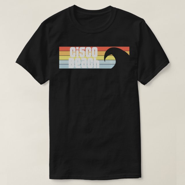 Camiseta Me encanta la playa de Cisco Beach Nantucket Massa (Diseño del anverso)