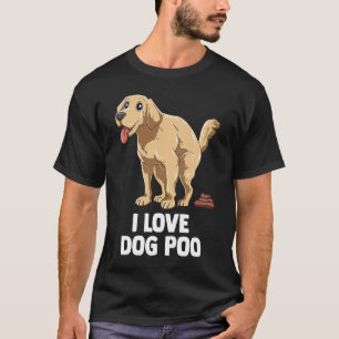 Camiseta Me encanta la popa de perro